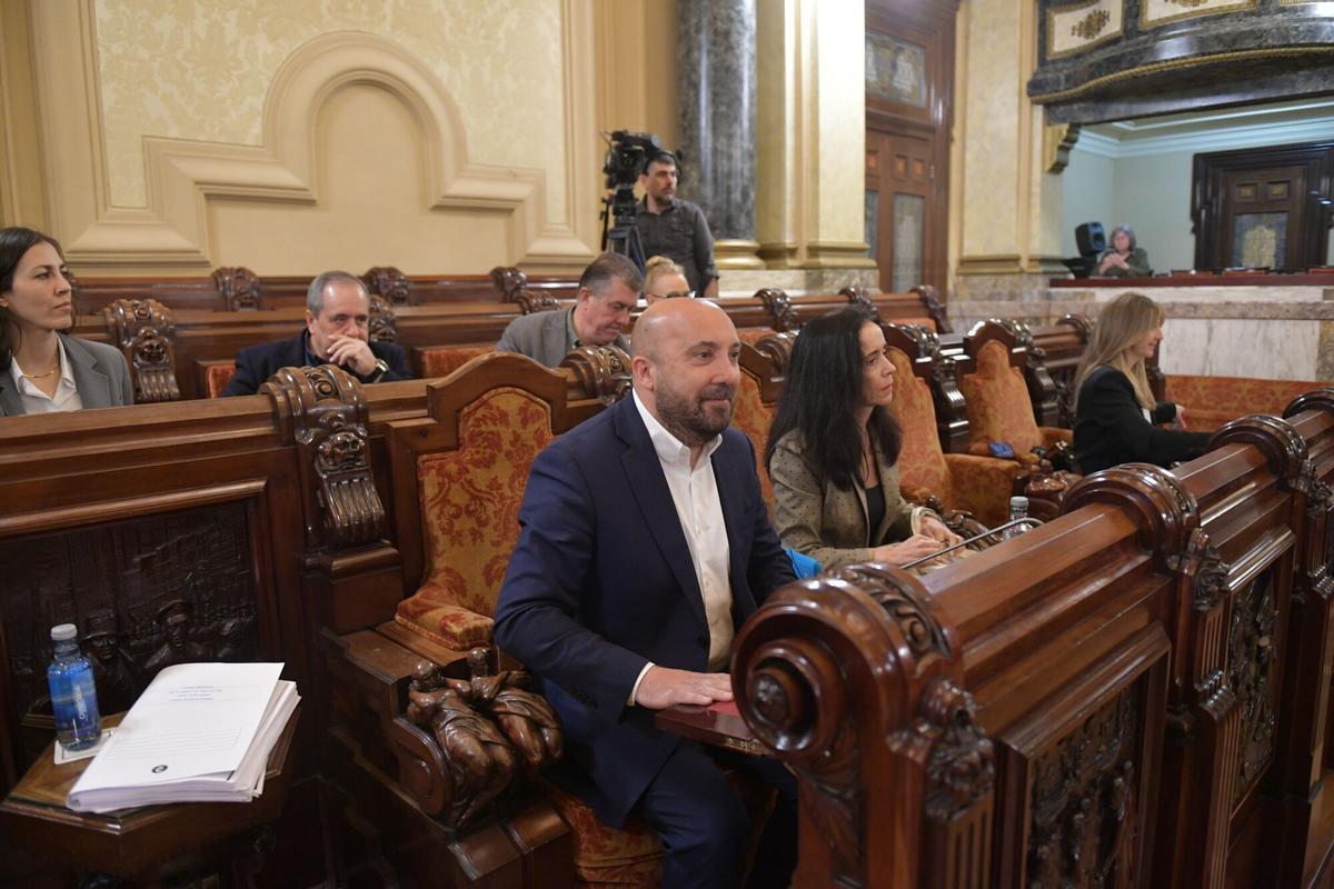 José Manuel Lage, en el pleno de este miércoles.