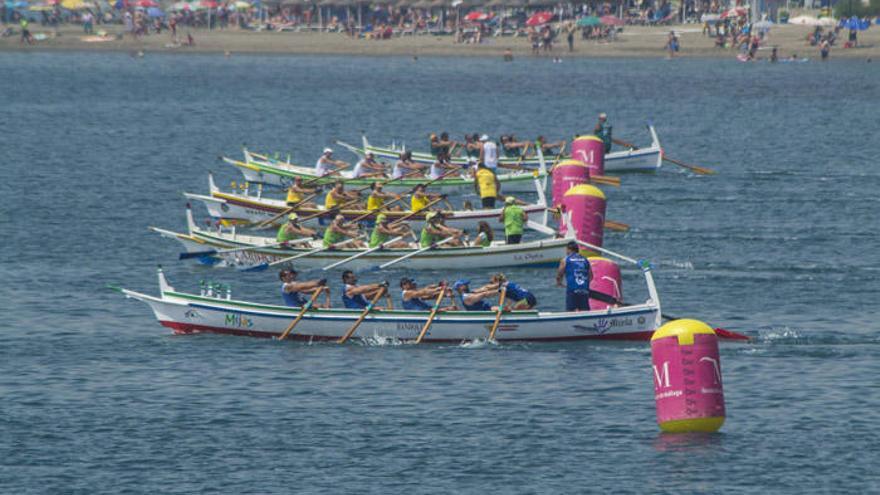 Imagen de la regata celebrada ayer en Benalmádena.