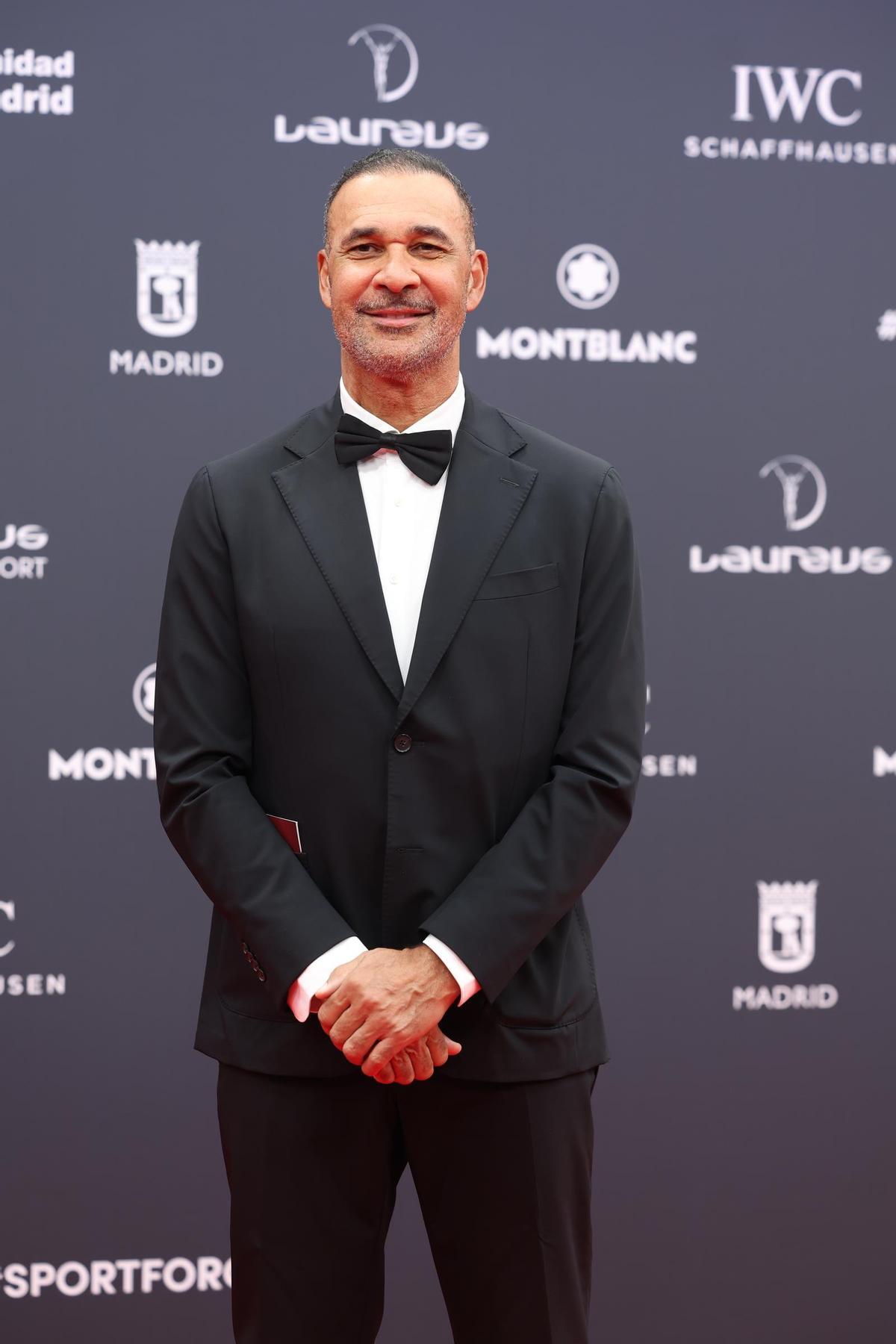 El ex futbolista y entrenador neerlandés Ruud Gullit a su llegada a la gala de entrega de los Premios Laureus este lunes en el Palacio Cibeles de Madrid.