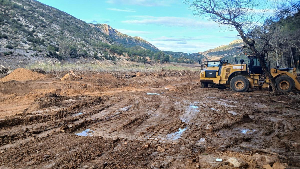 Excavaciones en la cola de Buseo
