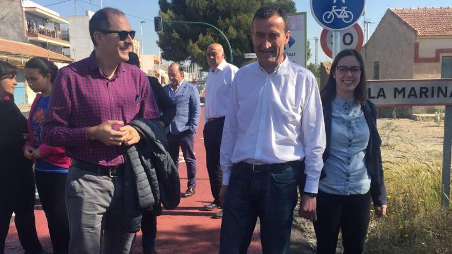 La pedanía de La Marina ya tiene nuevo carril bici