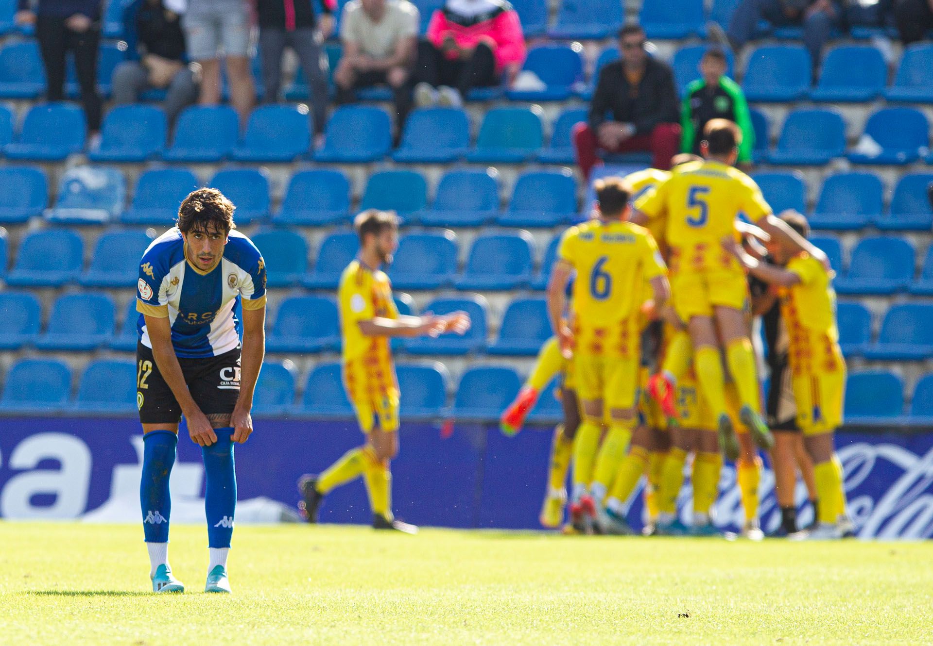 La afición del Hércules estalla tras la derrota frente al Lleida