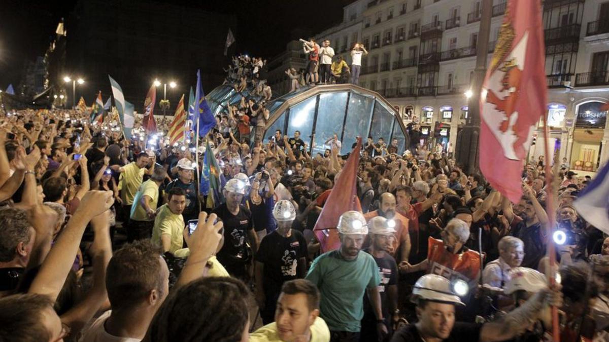 La “marcha negra”, el canto del cisne de la minería española 