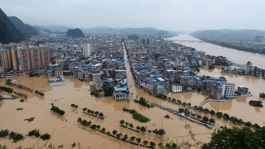 Las lluvias han devastado el centro de China.