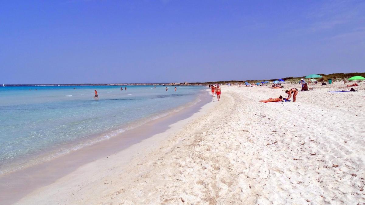 Las playas de Baleares se reducirán hasta 50 metros