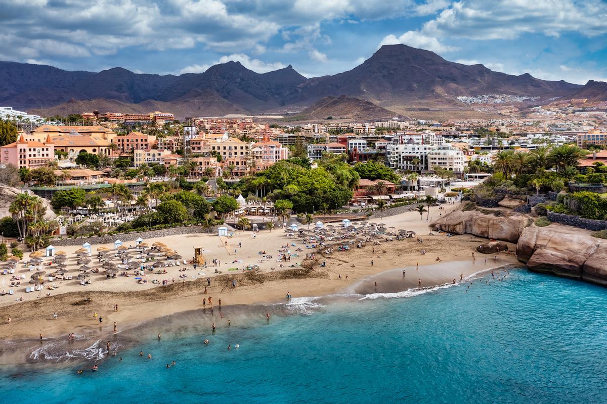 La costa de Adeje en Tenerife