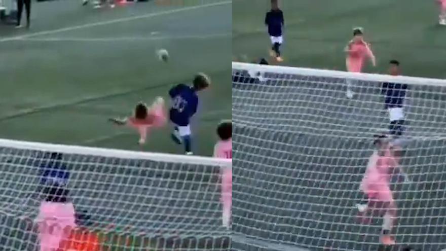 ¡La chilena imposible de Mateo Messi!