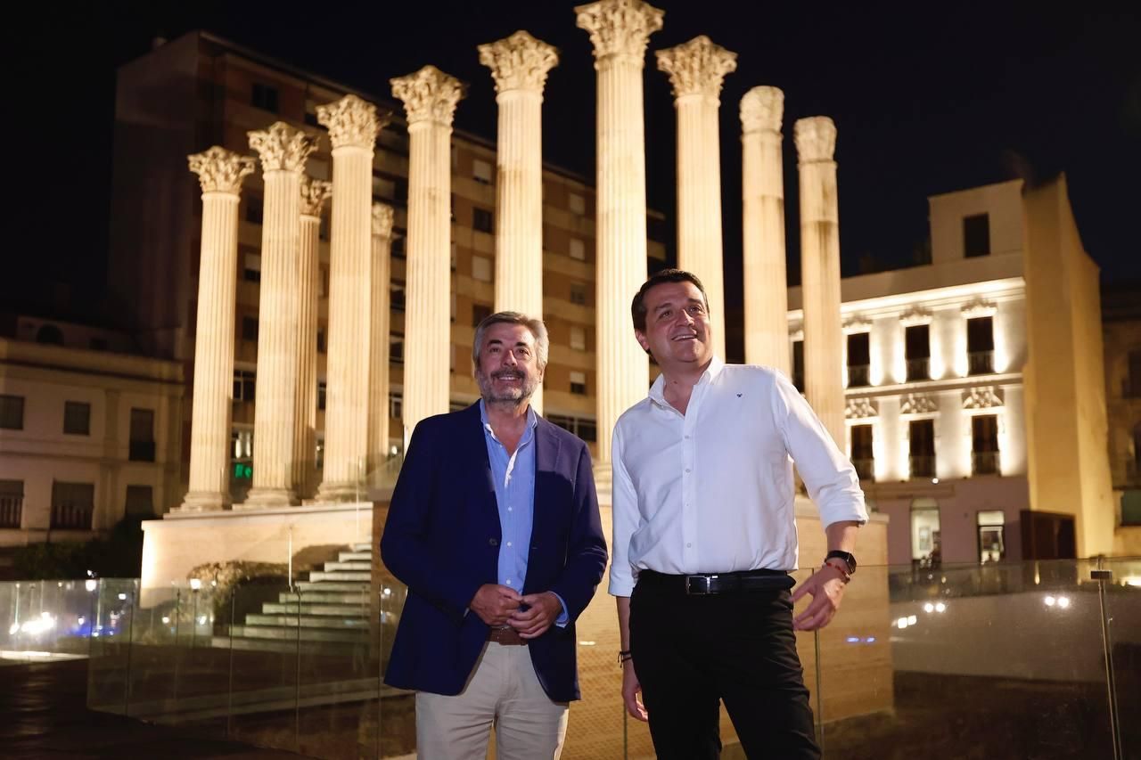 El Templo Romano estrena su nueva iluminación