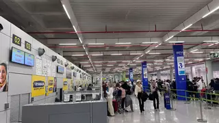 "Bis jetzt wie ein normaler Tag": Noch kein Streik-Chaos am Flughafen Mallorca in den frühen Morgenstunden