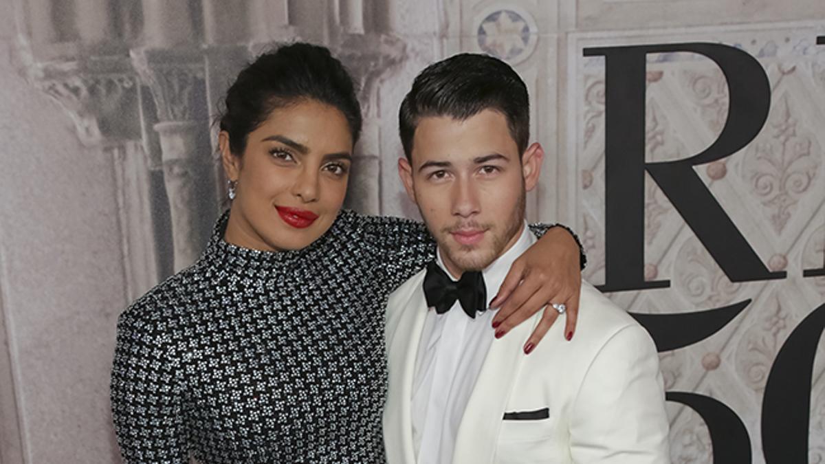 Priyanka Chopra y Nick Jonas en un evento en Nueva York