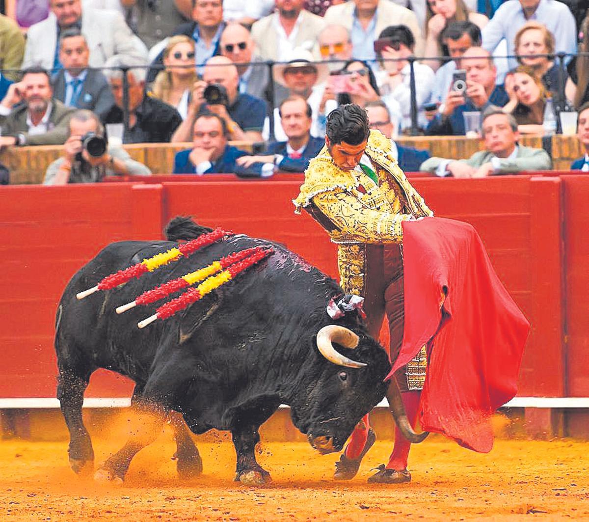 Morante, este viernes, en La Maestranza.