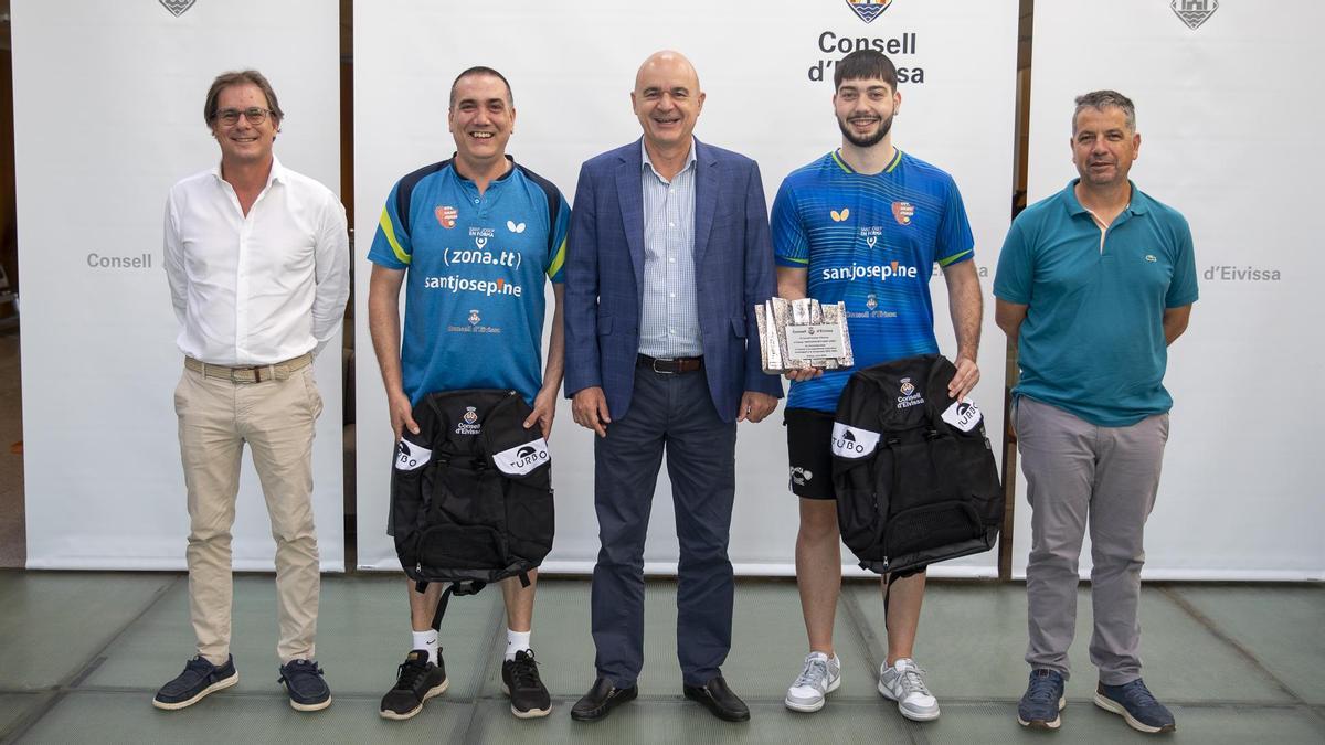 Reconocimiento de Salvador Losa y Vicent Marí al Santjosep.net-Sant Jordi.