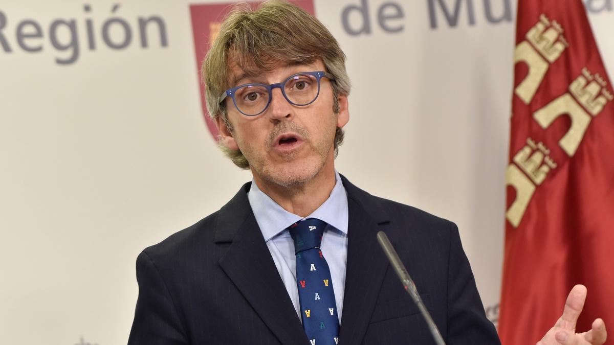 Archivo: El consejero de Economía, Hacienda, Fondos Europeos y Transformación Digital, Luis Alberto Marín.