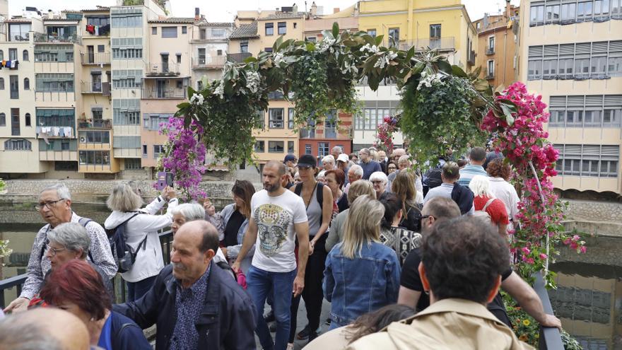 El bon temps atreu una altra allau de visitants a Temps de Flors