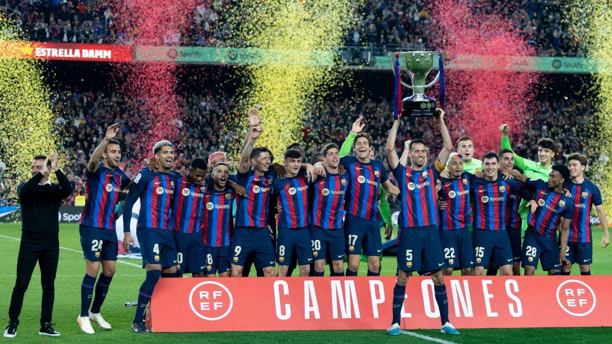 El Barça conquistó el título de Liga de manera brillante la temporada 2022-2023