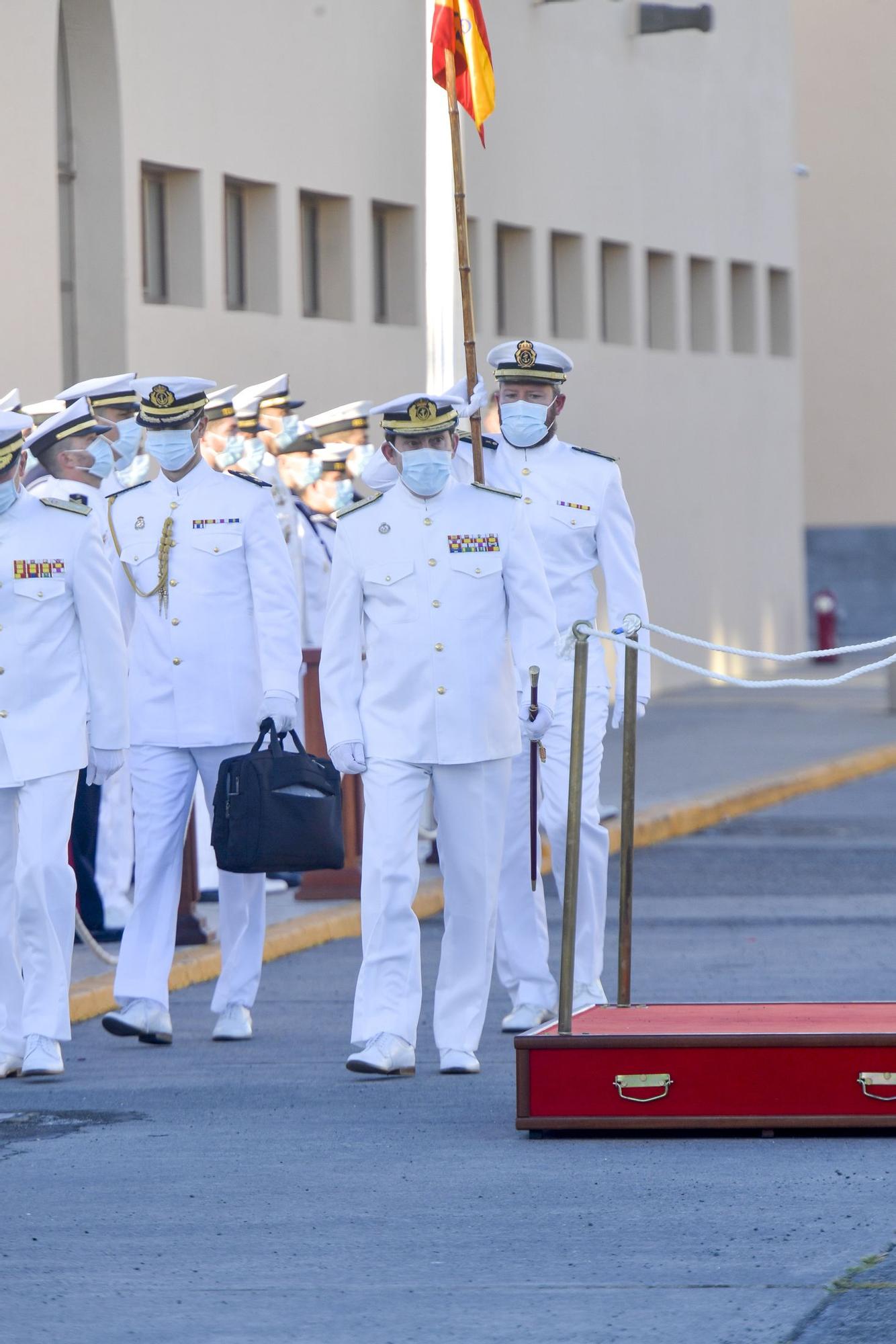 Visita del jefe del Estado Mayor de la Armada a Las Palmas de Gran Canaria