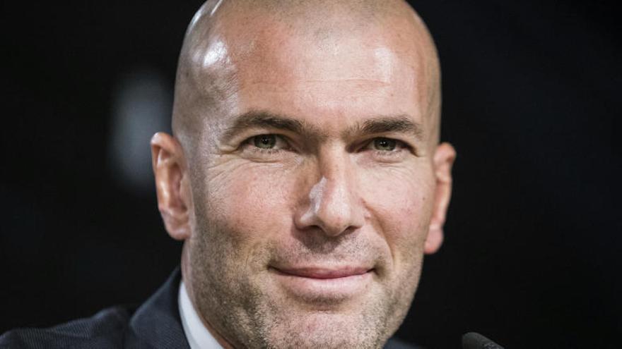 El entrenador del Real Madrid, el francés Zinedine Zidane.