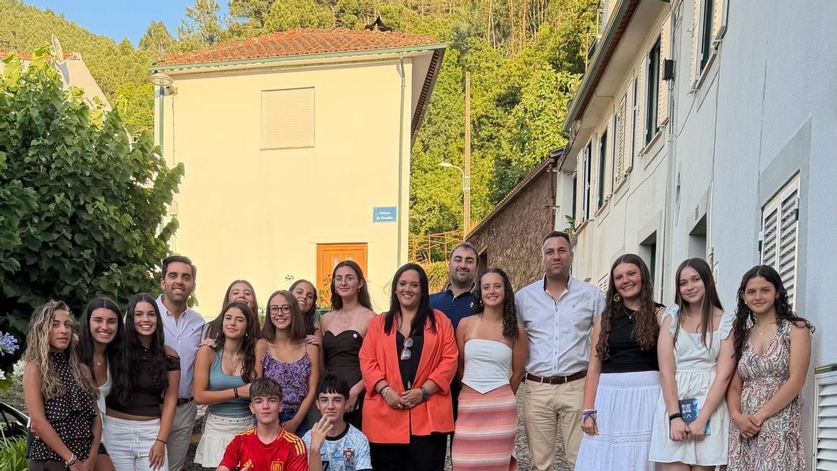 Mocidade do intercambio xuvenil de Oroso