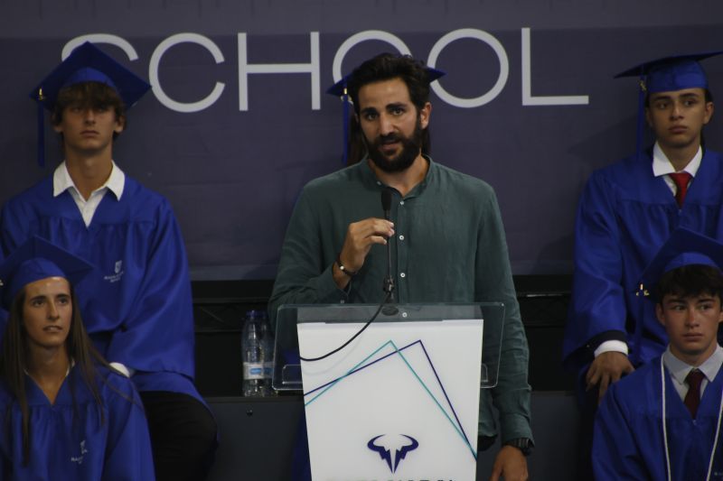 Rafa Nadal y Ricky Rubio presiden la graduación de la Rafa Nadal Academy by Movistar