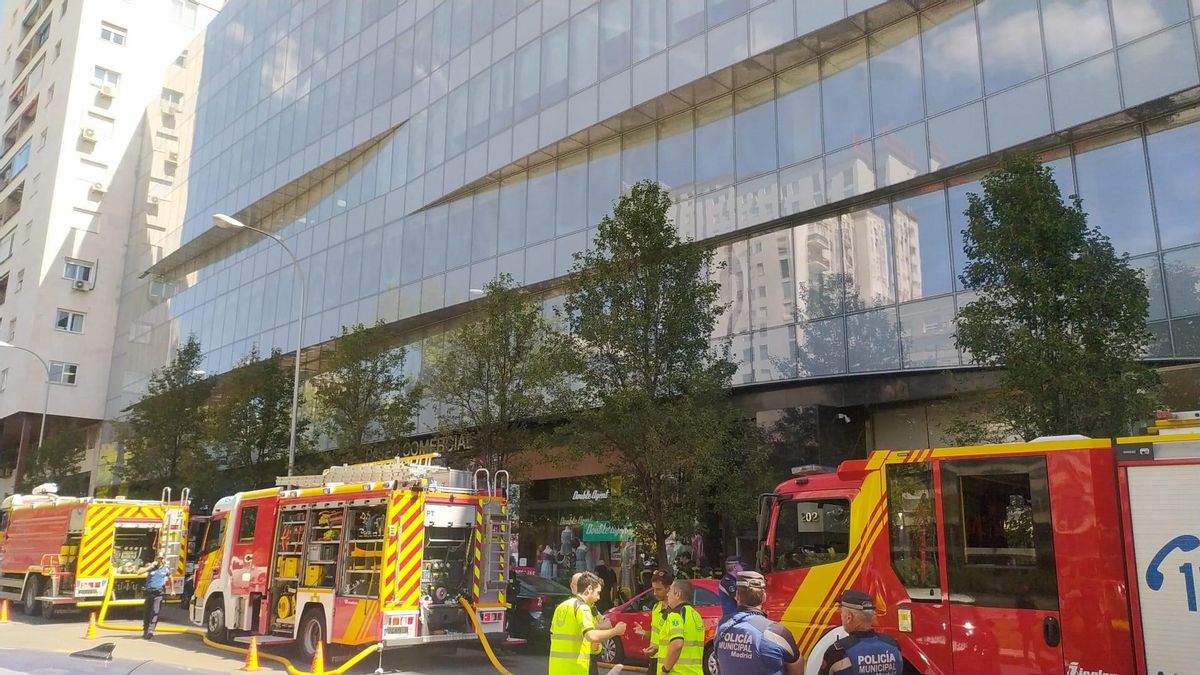 Incendio En El Parking De Castellana 200