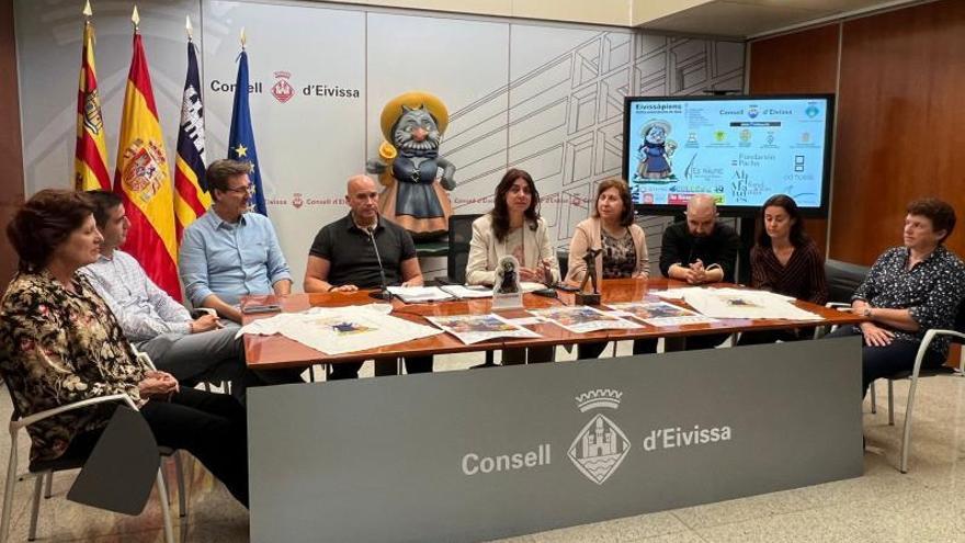 Presentación del Eivissàpiens 2023, ayer, en la sede del Consell de Eivissa. | CIE