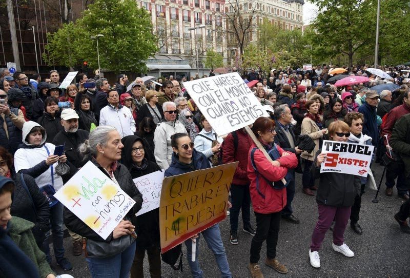 Manifestación 'Revuelta de la España vaciada' en Madrid