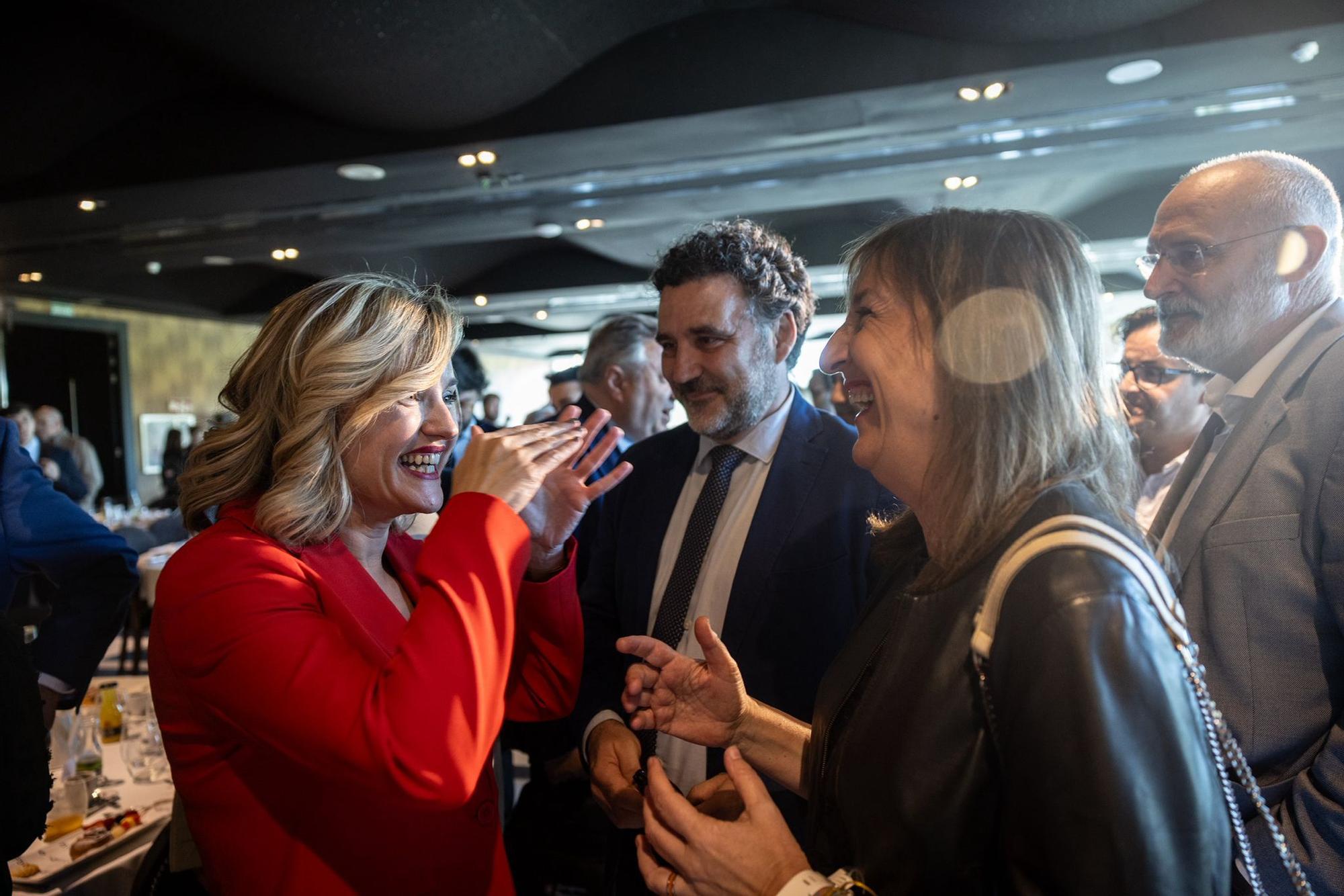 En imágenes | Desayuno informativo organizado por EL PERIÓDICO DE ARAGÓN con Salvador Illa y Pilar Alegría en Zaragoza