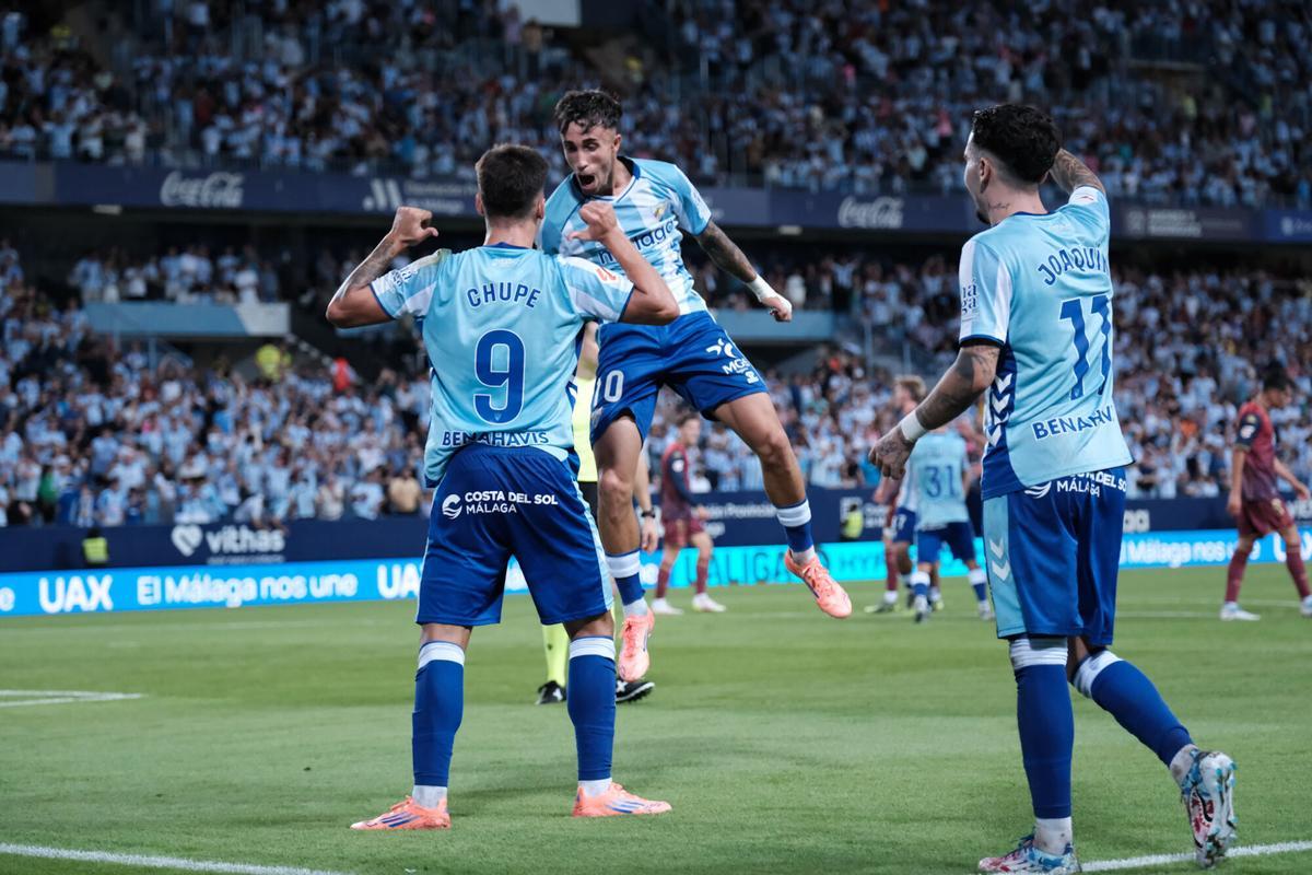 Málaga CF - Deportivo La Coruña en La Rosaleda