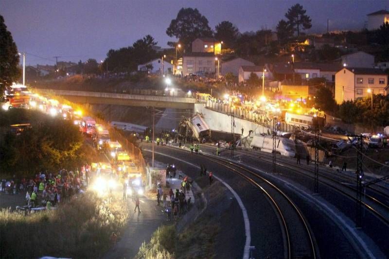 Fotogalería del accidente de Santiago