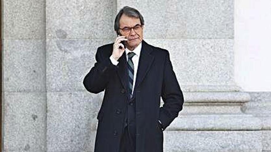 Artur Mas a la sortida del Suprem, aquest any