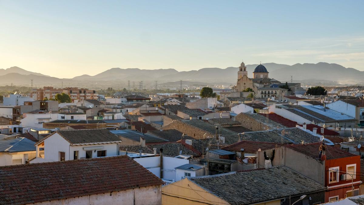 Imagen del casco urbano de Monforte del Cid.