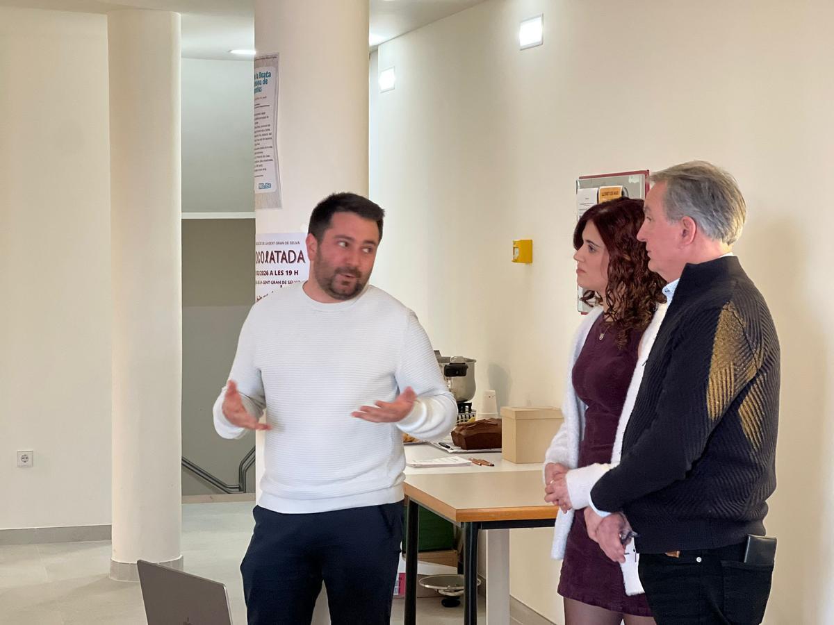 Llorenç Perelló, Raquel Barceló y Joan Rotger.