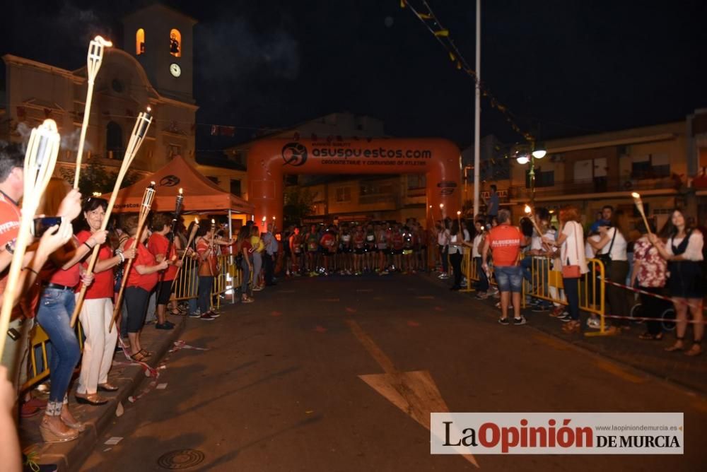 Carrera popular nocturna en Alquerías.