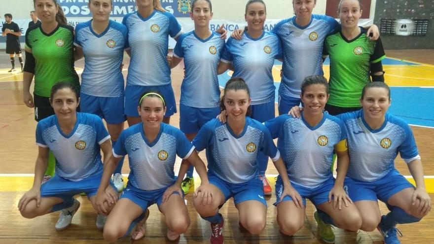 Las jugadoras del Xaloc, la pasada jornada.