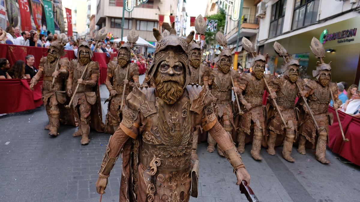 Fotografía de archivo de los Moros y Cristianos de Elda.