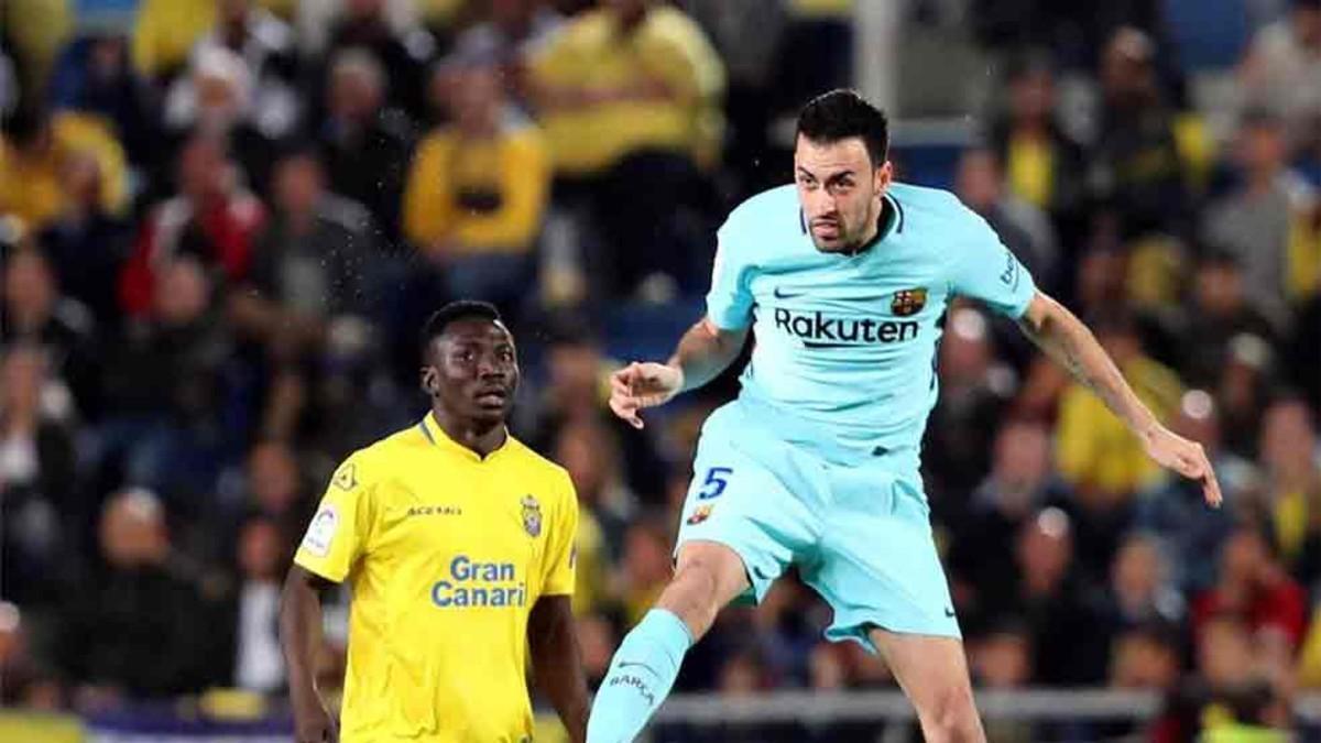 Busquets ya está a punto para el duelo ante el Atlético