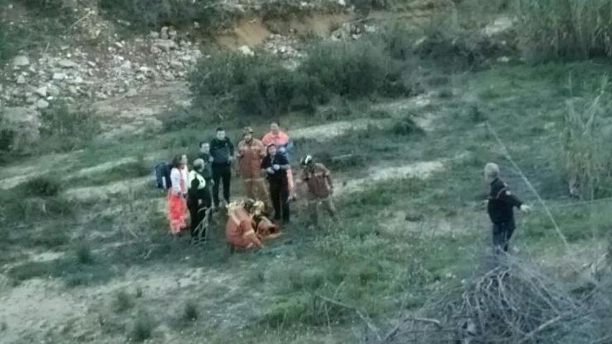 Rescate de un ciclista en el Barranc de l&#039;Horteta