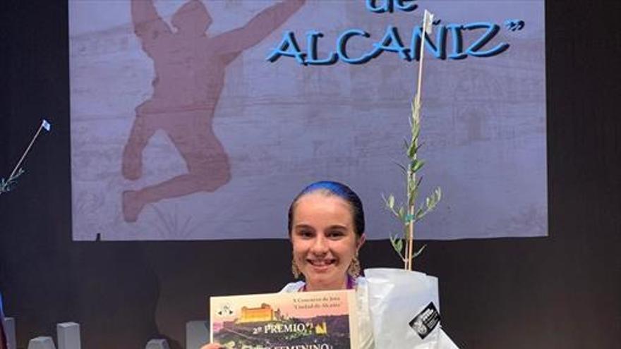 Adriana López, segunda en el certamen de Alcañiz