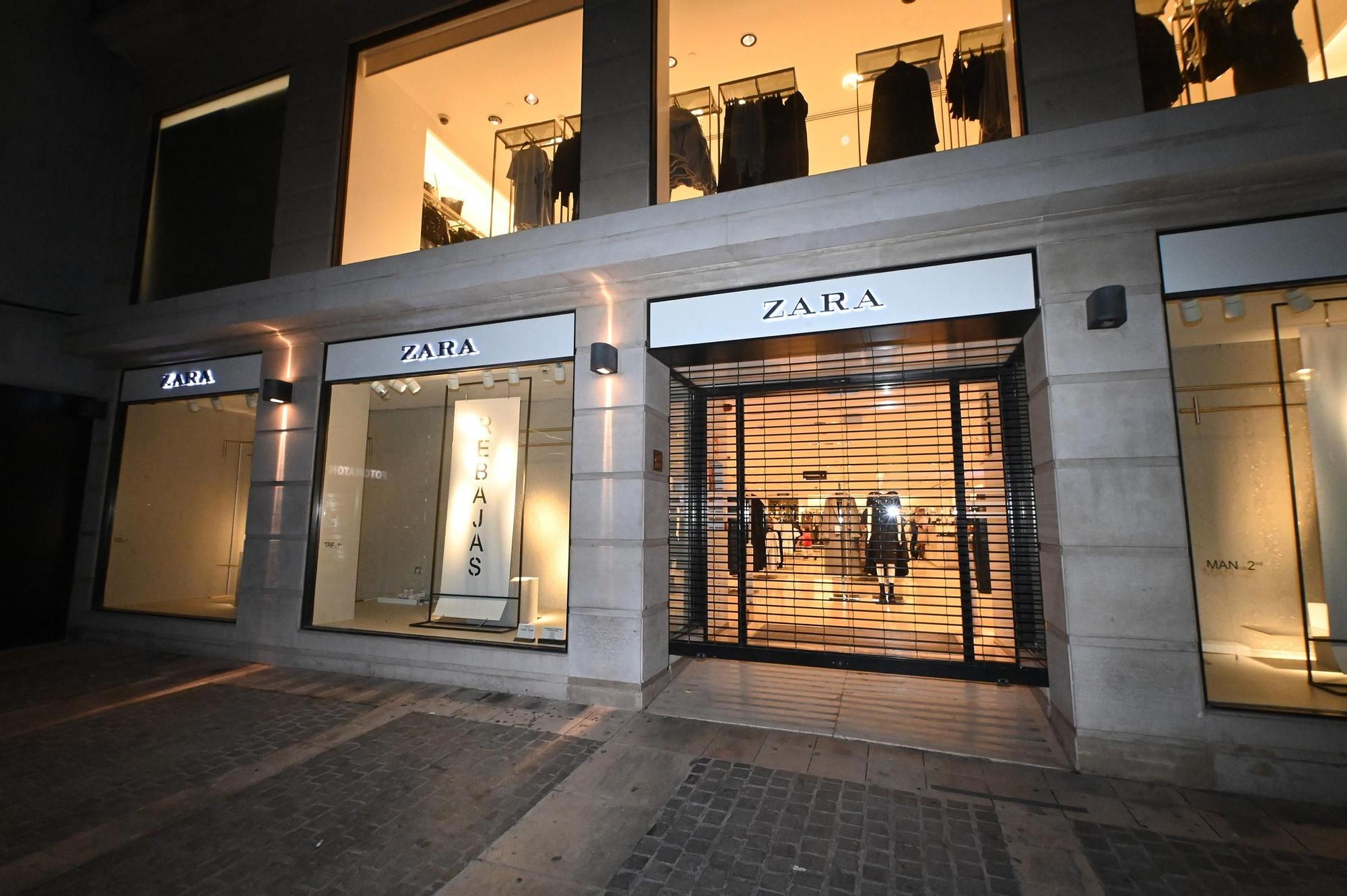 Cierre de la tienda de Zara en el centro de Castelló