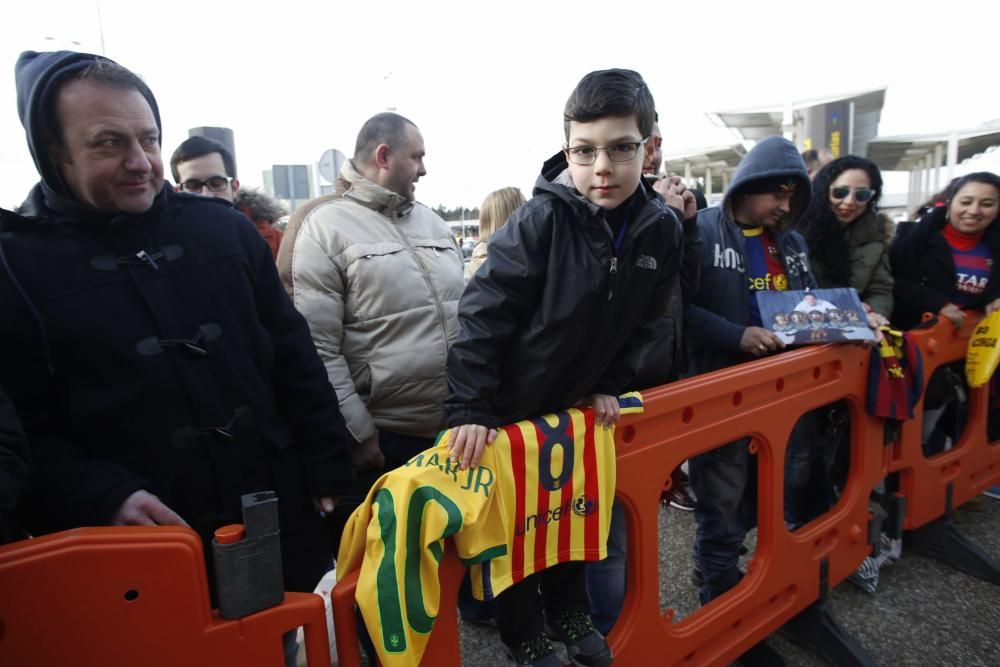 El Barcelona llega a Asturias para su duelo ante el Sporting