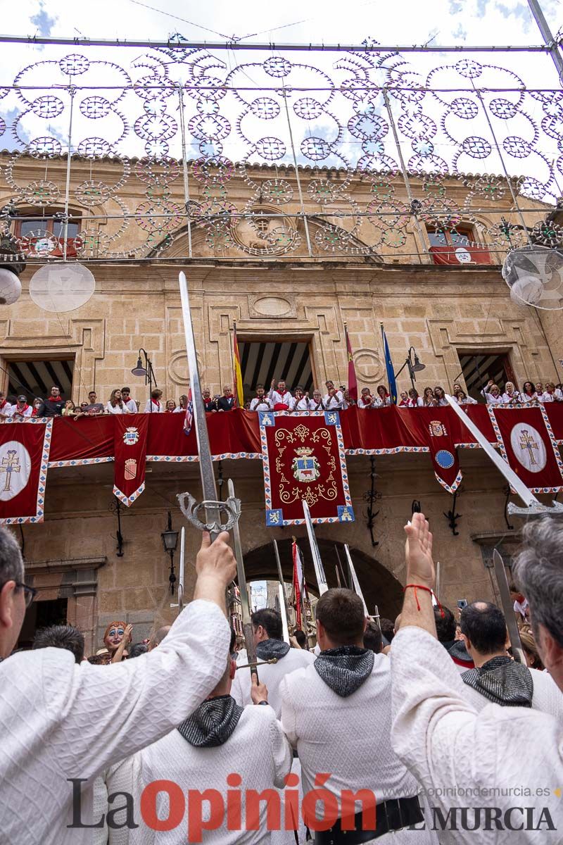 Moros y Cristianos en la mañana del día dos en Caravaca