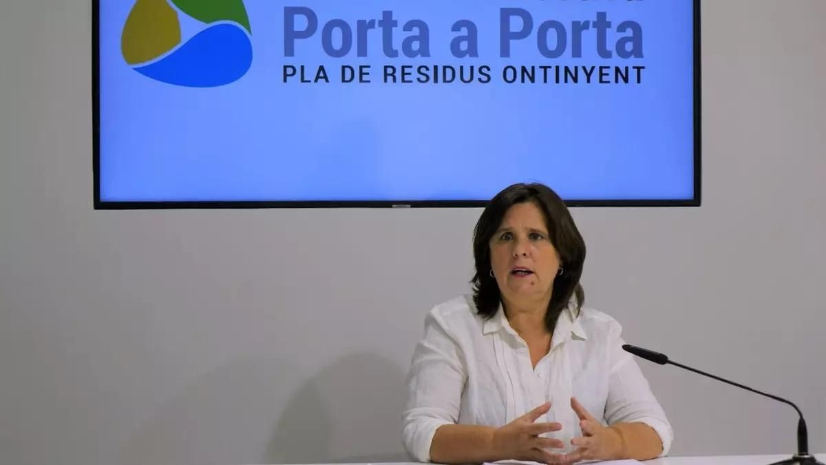 La regidora de Sostenibilidad de Ontinyent, Sayo Gandia.