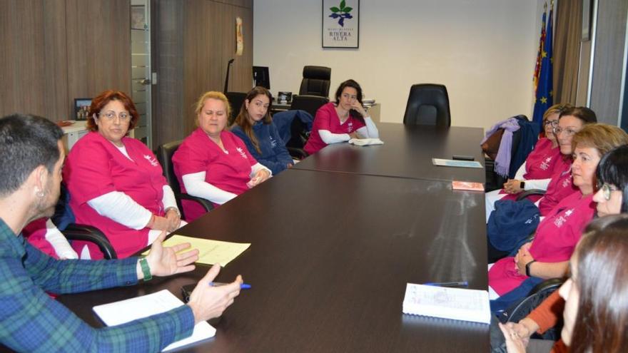 Reunión de trabajo de los Servicios Sociales de la Mancomunitat