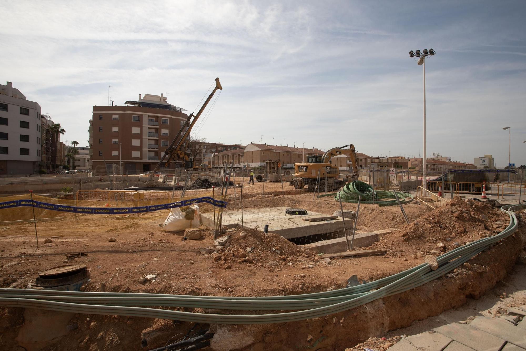 Obras en el núcleo urbano de Manises