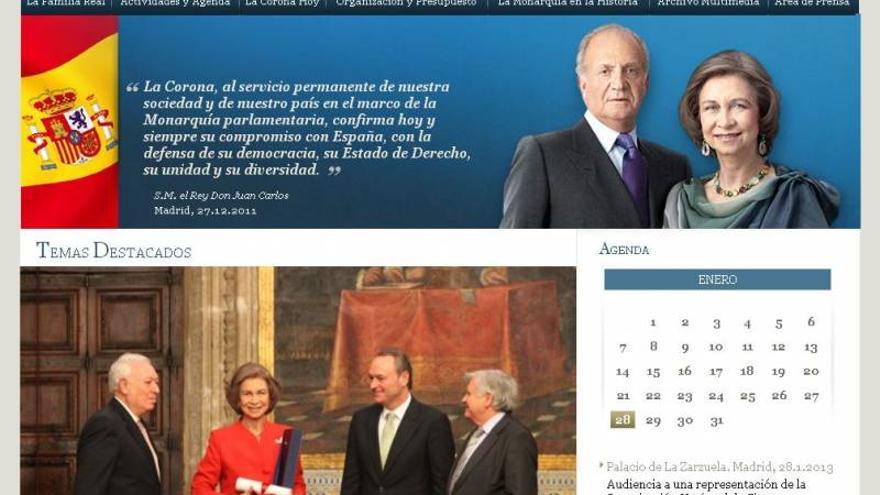 La Casa del Rey excluye a Urdangarin de su web