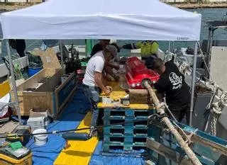 Finaliza la reparación del cable submarino que da suministro eléctrico a Tabarca
