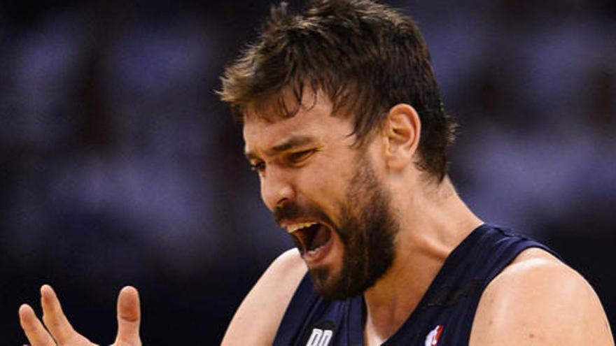 Marc Gasol durante el partido