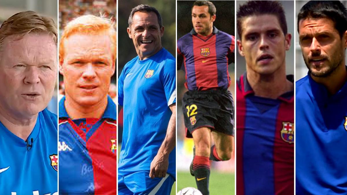 Presente y pasado de los entrenadores del FC Barcelona, Barça B y Juvenil A