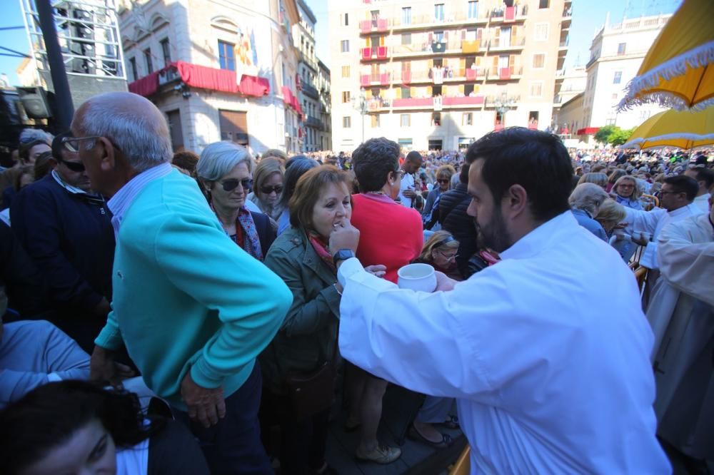 Misa d'Infants en la plaza d la Virgen de València 2018