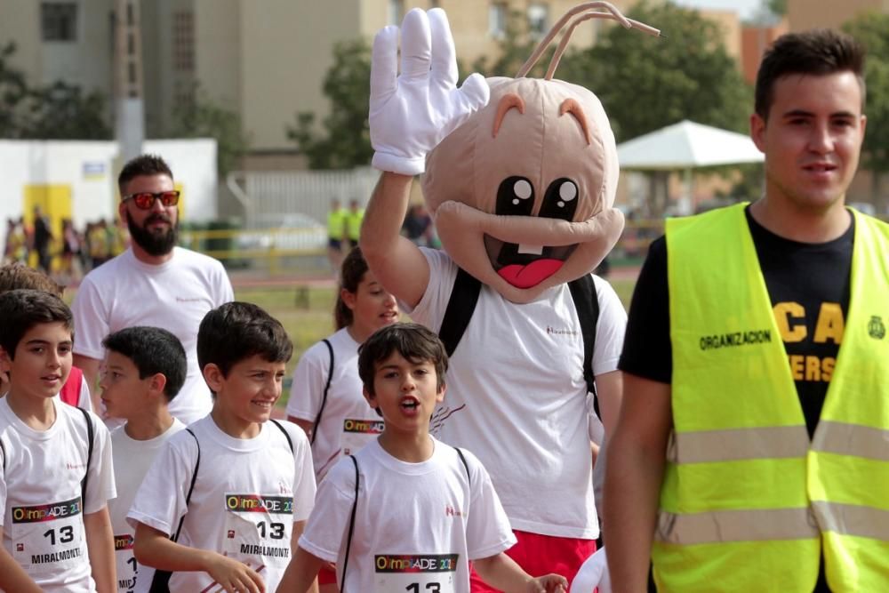 Competición escolar de Atletismo en Cartagena